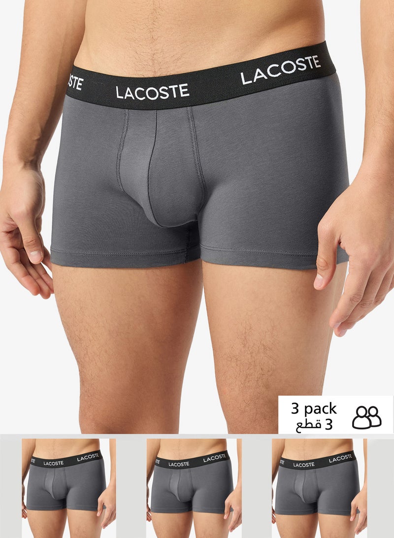 لاكوست عبوات من  سراويل داخلية قطنية مريحة - Image 1